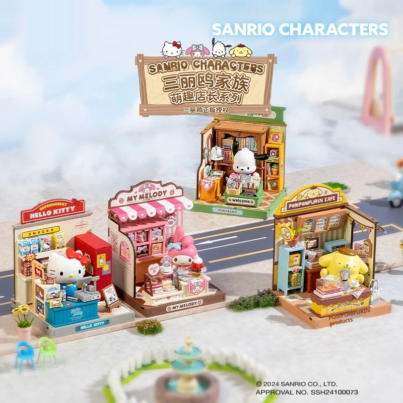 Sanrio Store Manager Series Assembling House Model Toys