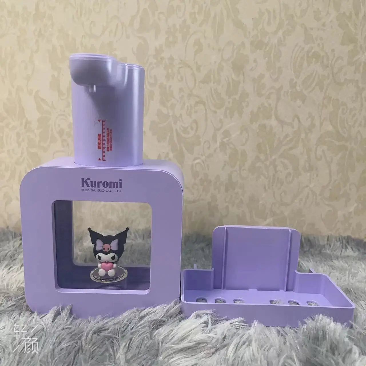 Cute Sanrio Automatic Hand Sanitizer Dispenser Cinnamoroll Kuromi 400ml Cartoon Smart Hand Wash Contact Free Hand Soap Dispenser