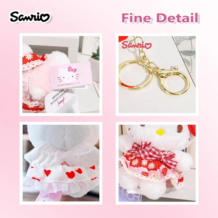 Hello Kitty 12cm Plush Keychain