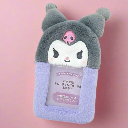 Fuzzy Photo Keychain Pendant