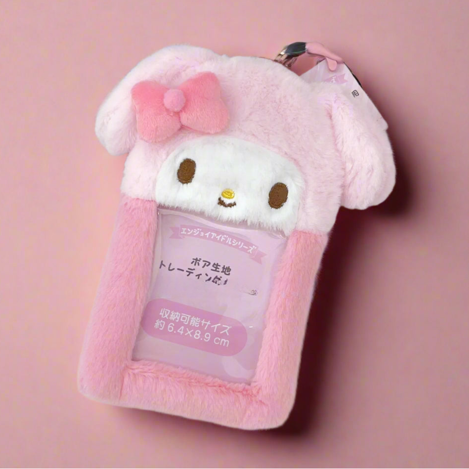 Fuzzy Photo Keychain Pendant