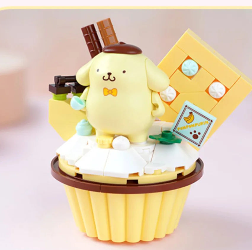 Sanrio Characters 'Cartoon Cupcakes' Series Building Blocks