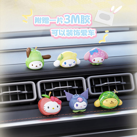Tiny Sanrio Characters Family Fruit Series Blind Box Figures