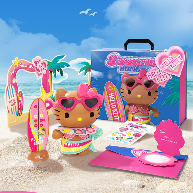 Hello Kitty Portable Bluetooth Speaker 'Summer Surfing' Series [COLLECTIBLE]