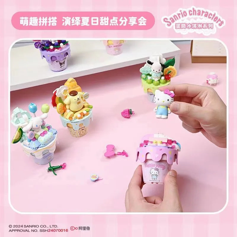 Sanrio Characters 'Ice Cream Cake' Series Building Blocks