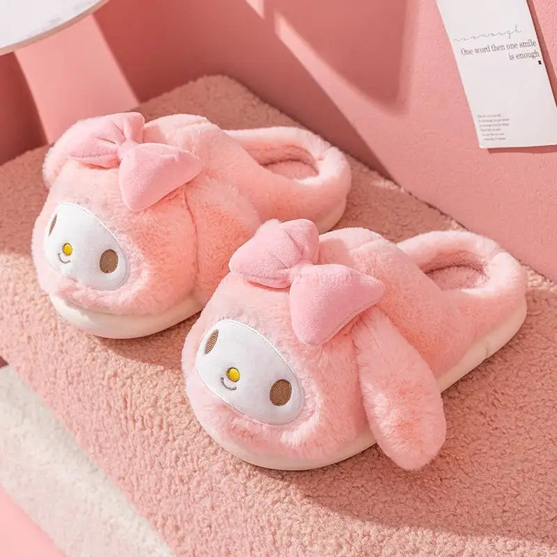 Sanrio My Melody Lovely Plush Slippers