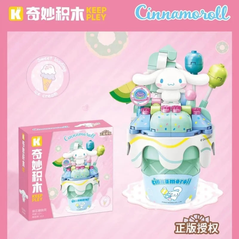 Sanrio Characters 'Ice Cream Cake' Series Building Blocks