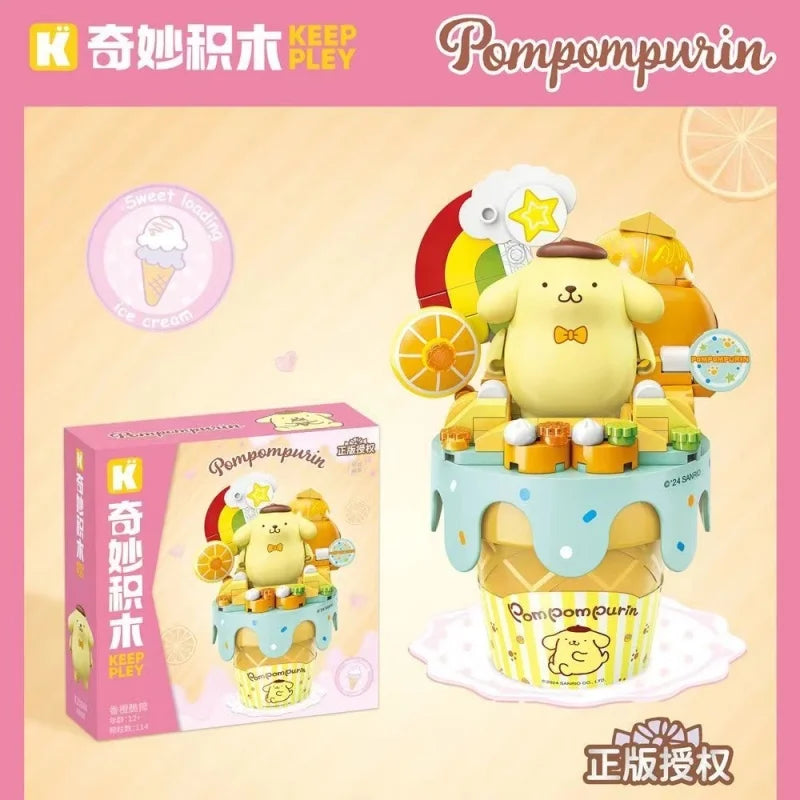Sanrio Characters 'Ice Cream Cake' Series Building Blocks