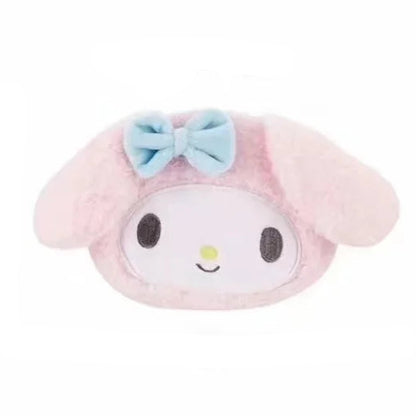 Sanrio Character Fuzzy Zipper Coin Purse