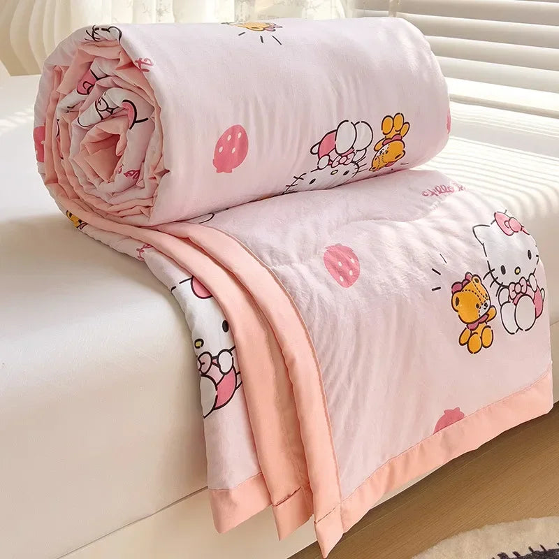 Soft Cotton Sanrio Blanket