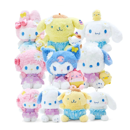 Sanrio Character 'Daisy' Series Plush Toys & Keychain [RARE COLLECTIBLES]