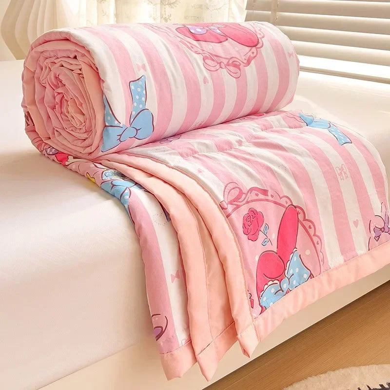 Soft Cotton Sanrio Blanket