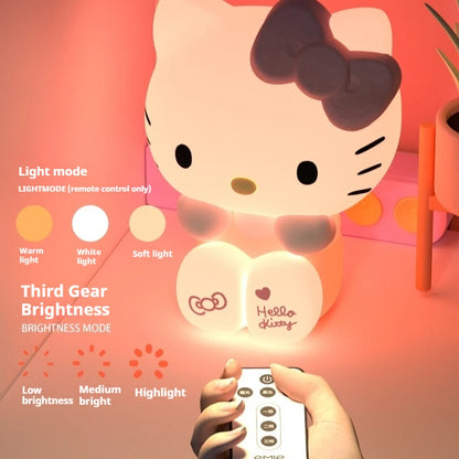 Hello Kitty Bedroom Ambient Night Light Lamp