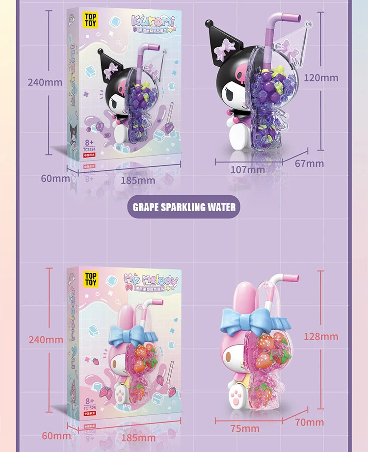 Sanrio Characters 'Bubble Soda' Series Building Blocks