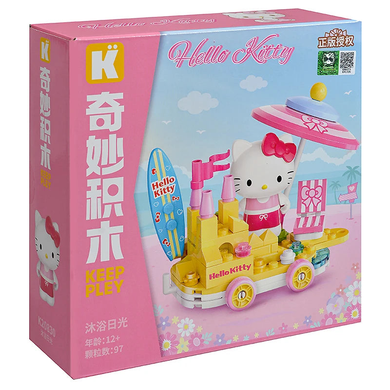Sanrio Characters 'Summer Float Train' Series Building Blocks
