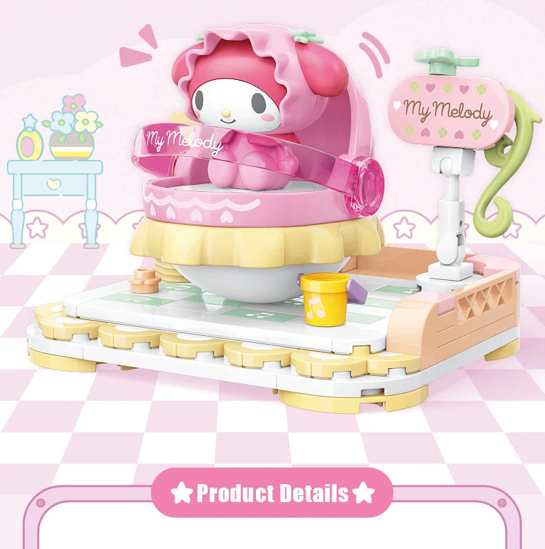 Sanrio Characters 'Rocking Bed' Series Building Blocks