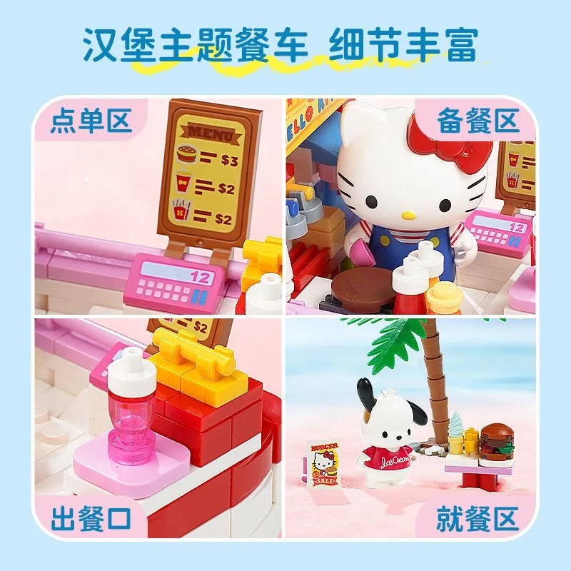 Sanrio Characters 'Food Cart' Series Building Blocks
