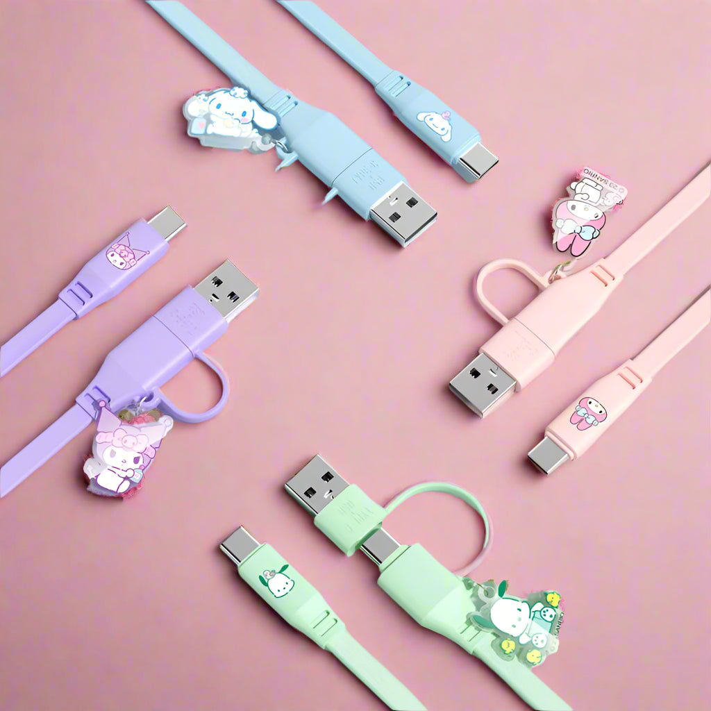 2-In-1 Adapter Storage Charging Cable