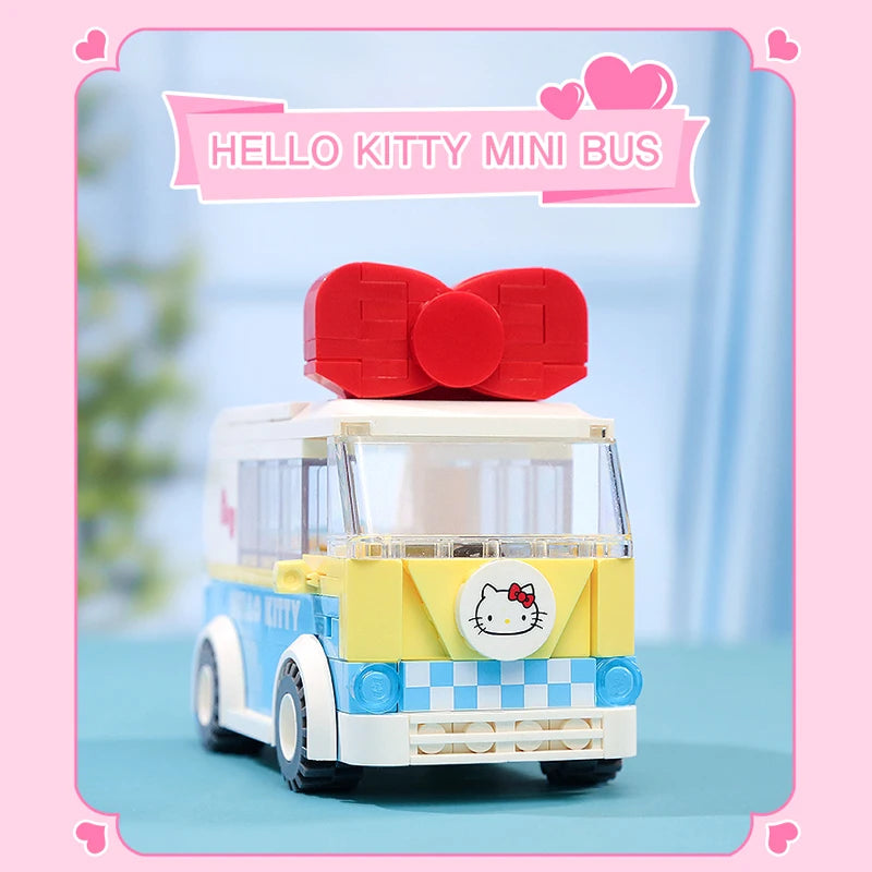 DIY Building Blocks For Mini Kitty Car & Bus