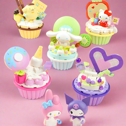 'Cartoon Cupcakes' Series Building Blocks