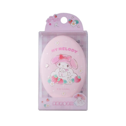 Sanrio Strawberry Characters Folding Touch-Up Cosmetic Mirror + Comb