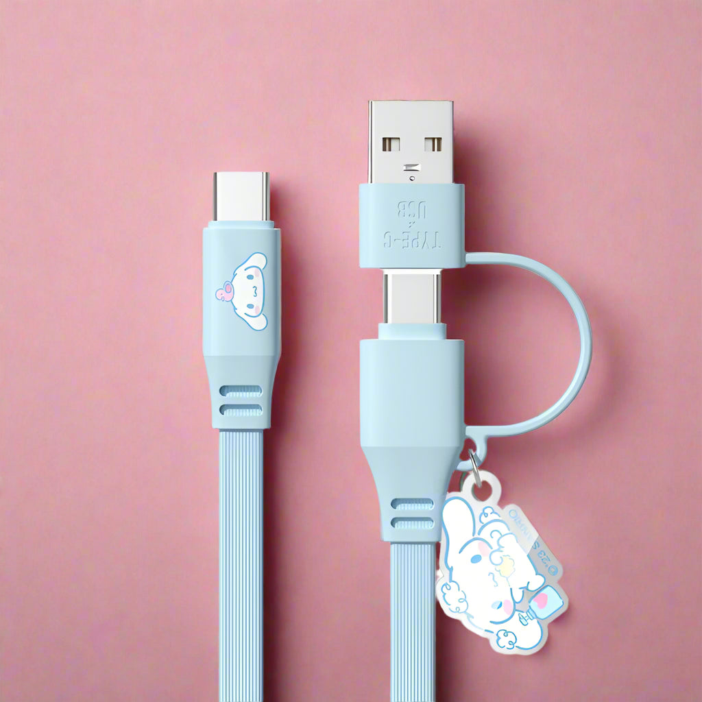 2-In-1 Adapter Storage Charging Cable