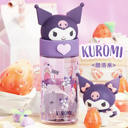 Sanrio Characters Transparent Water Bottle