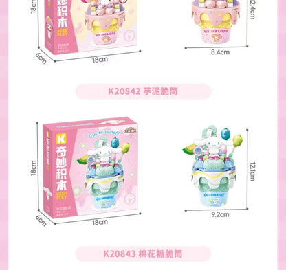 Sanrio Characters 'Ice Cream Cake' Series Building Blocks