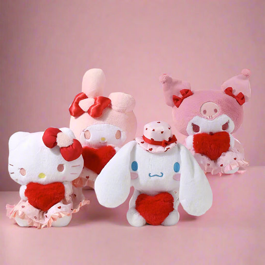 Sanrio Characters 'Lovely Hearts' Series Soft Plushies