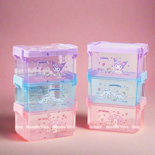 3Pc/Set Sanrio Desktop Organization Box