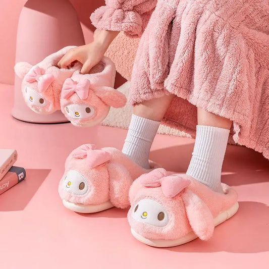 Sanrio My Melody Lovely Plush Slippers