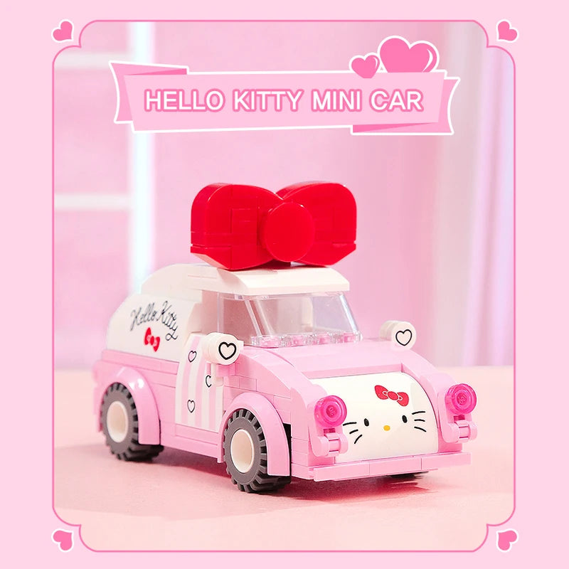 DIY Building Blocks For Mini Kitty Car & Bus
