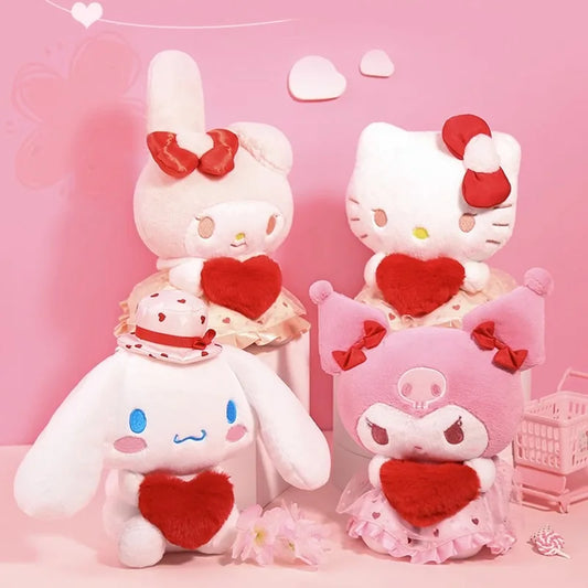 Sanrio Characters 'Lovely Hearts' Series Soft Plushies