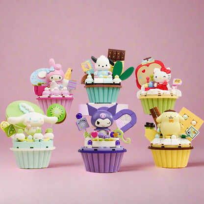 'Cartoon Cupcakes' Series Building Blocks