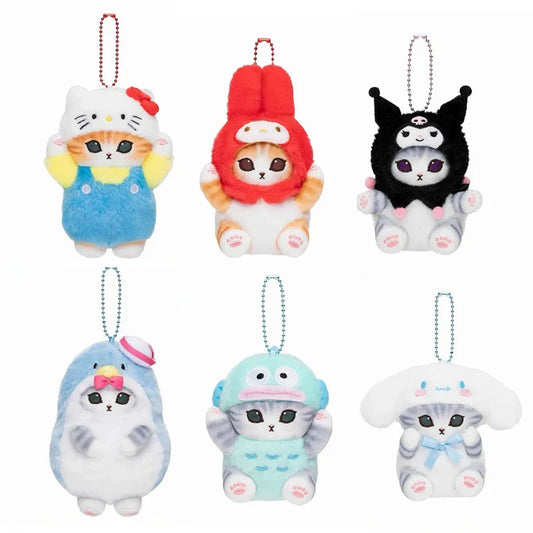 Mofusand Cats Plushie Pendants - Sanrio Cross-Dressed