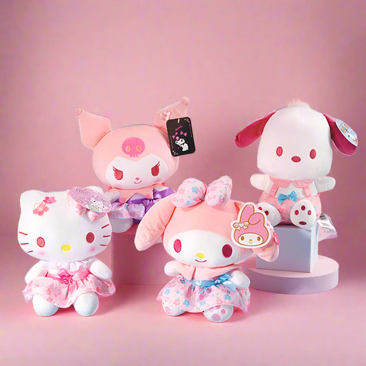 Sanrio Characters 'Peach Blossom' Series Plushies