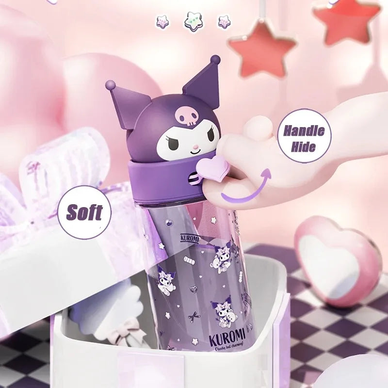 Sanrio Characters Transparent Water Bottle