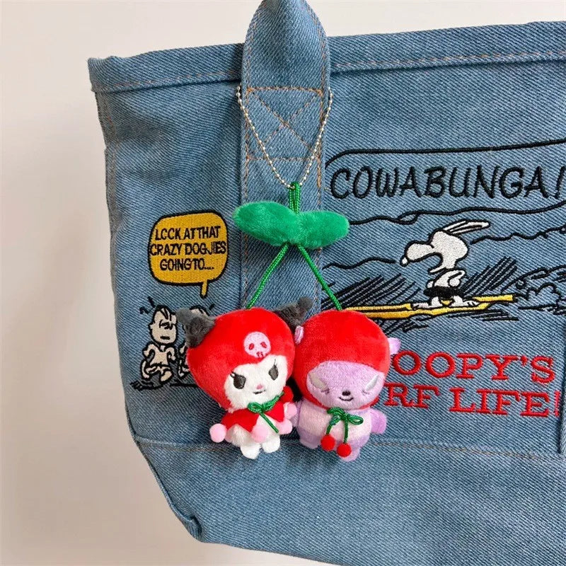 Sanrio Characters 'Cherry' Series Plush Keychains