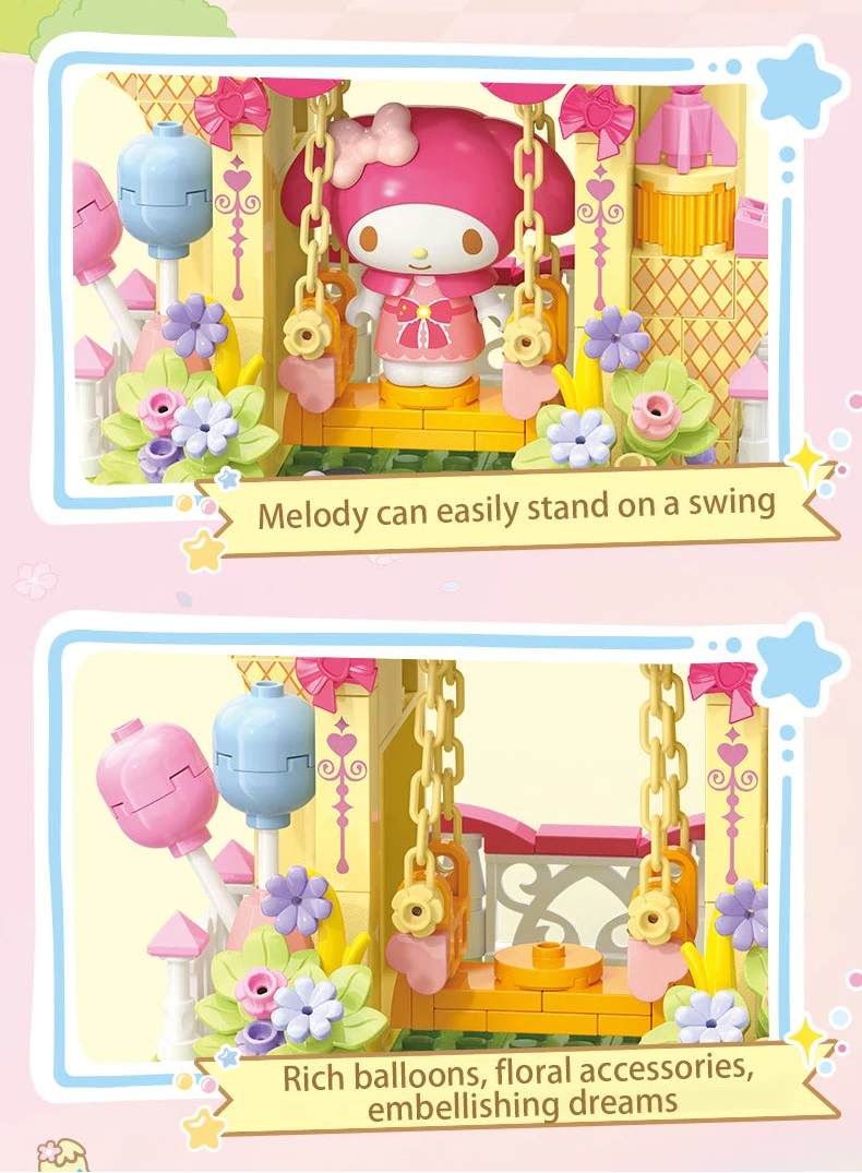 Sanrio Characters 'Amusement Park' Series Building Blocks