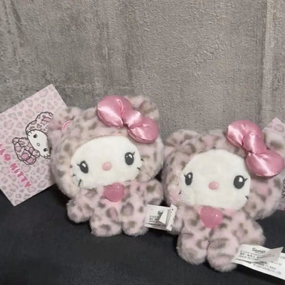 Hello Kitty Leopard Plush Pendant