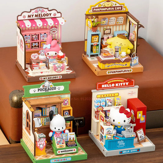 Sanrio Store Manager Series Assembling House Model Toys
