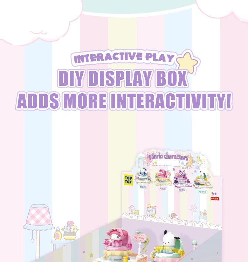 Sanrio Characters 'Rocking Bed' Series Building Blocks