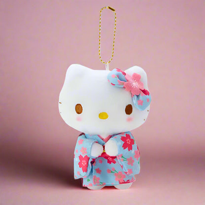 Hello Kitty Matcha Kimono Plushie Keychain