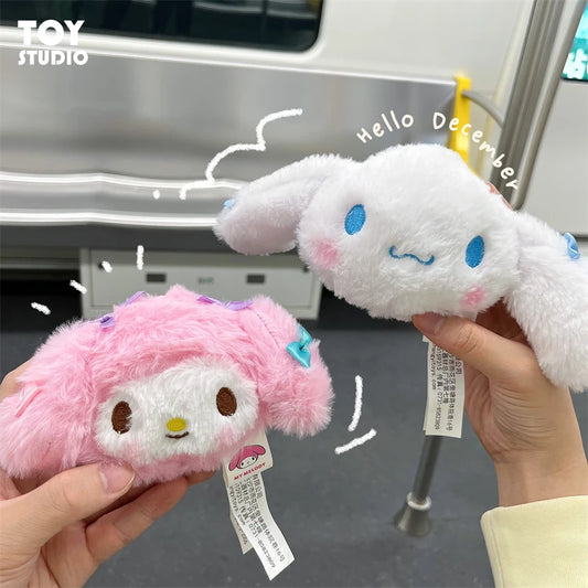 Sanrio Characters Plush Face Only Keychain