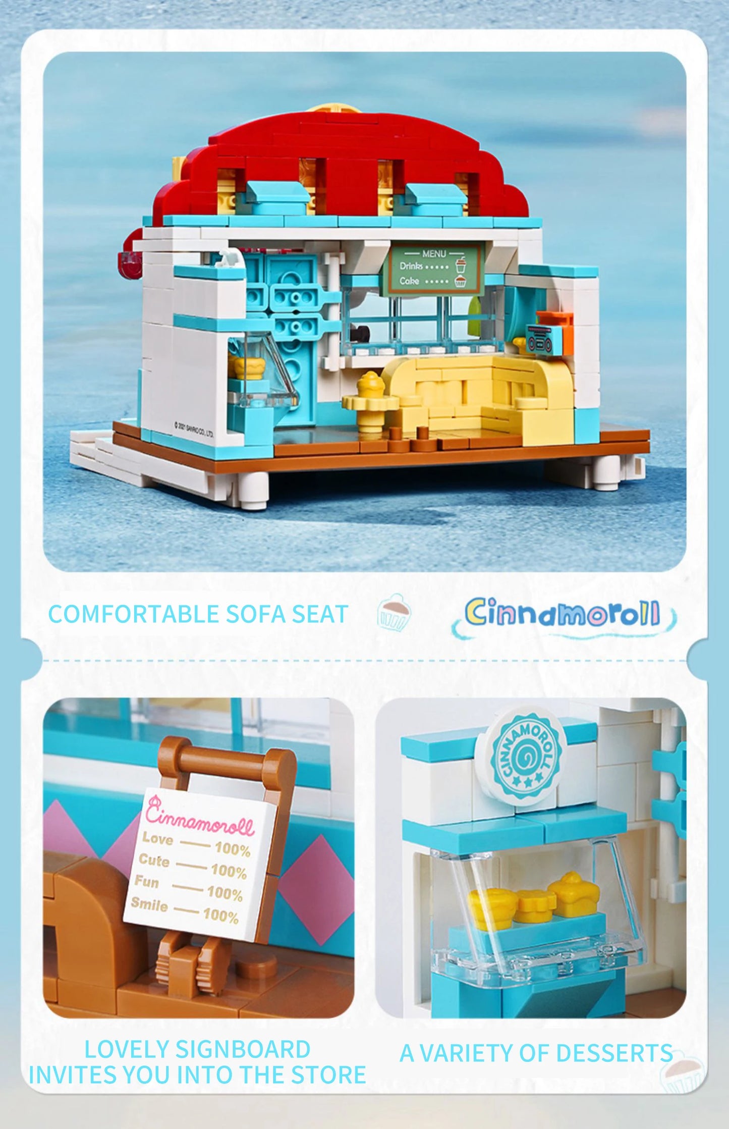 Sanrio Characters 'Family House' Series Building Blocks