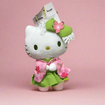 Hello Kitty Matcha Kimono Plushie Keychain