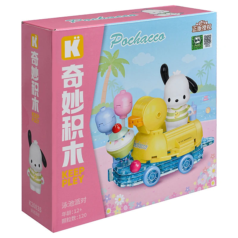 Sanrio Characters 'Summer Float Train' Series Building Blocks