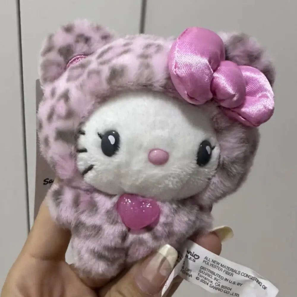 Hello Kitty Leopard Plush Pendant