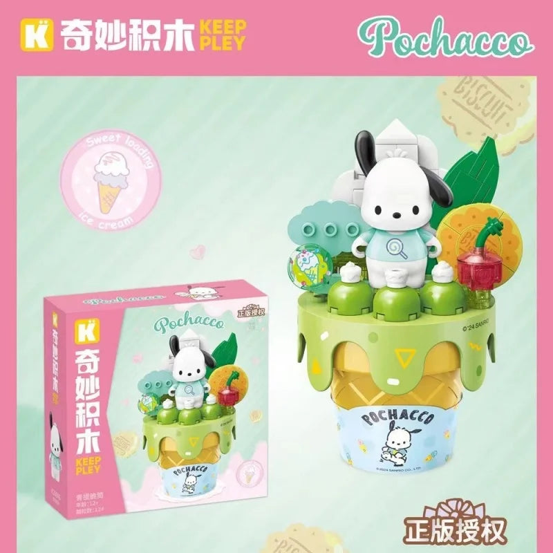 Sanrio Characters 'Ice Cream Cake' Series Building Blocks