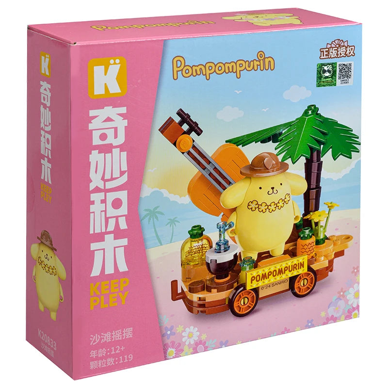 Sanrio Characters 'Summer Float Train' Series Building Blocks